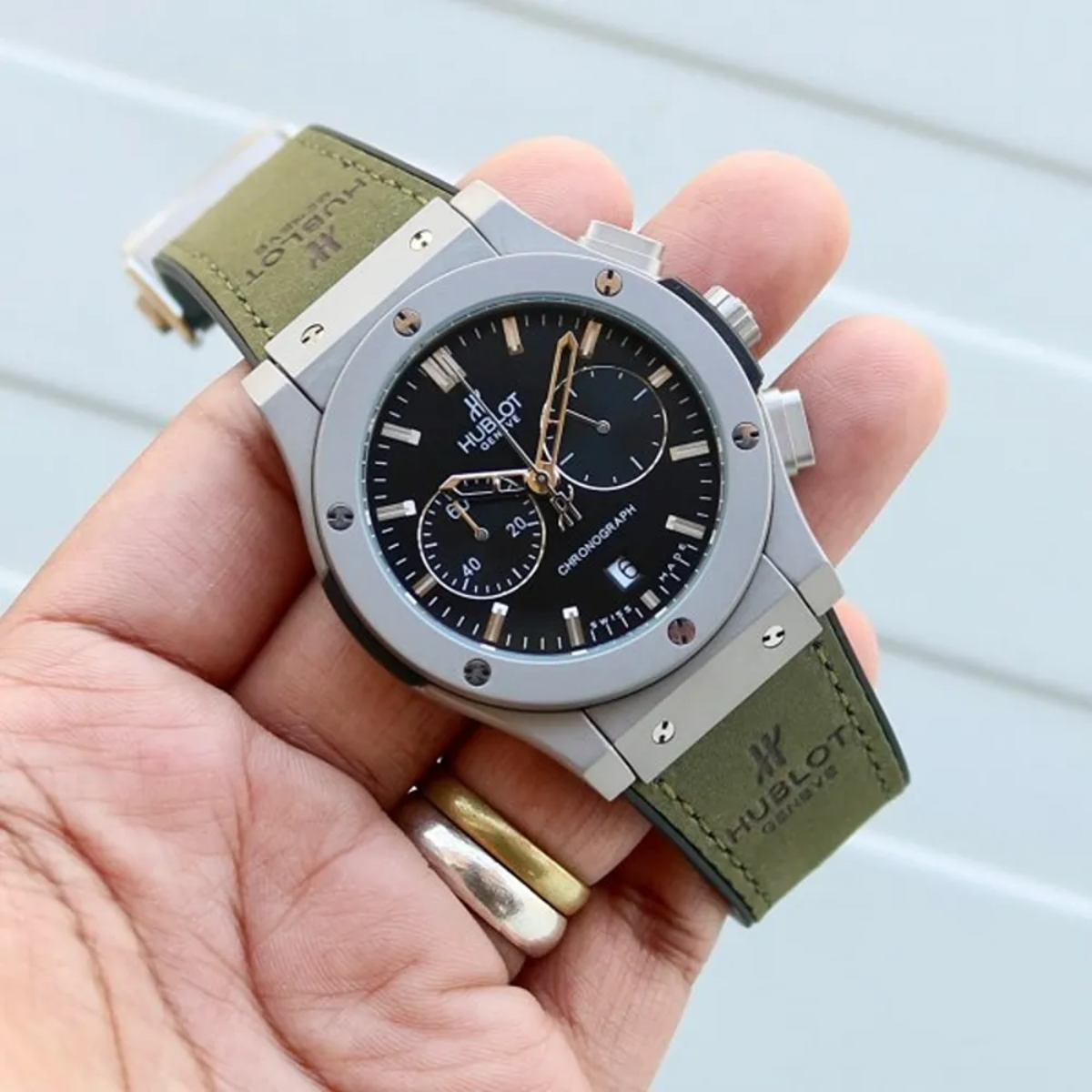 HB - Classic Fusion Chronograph King Green