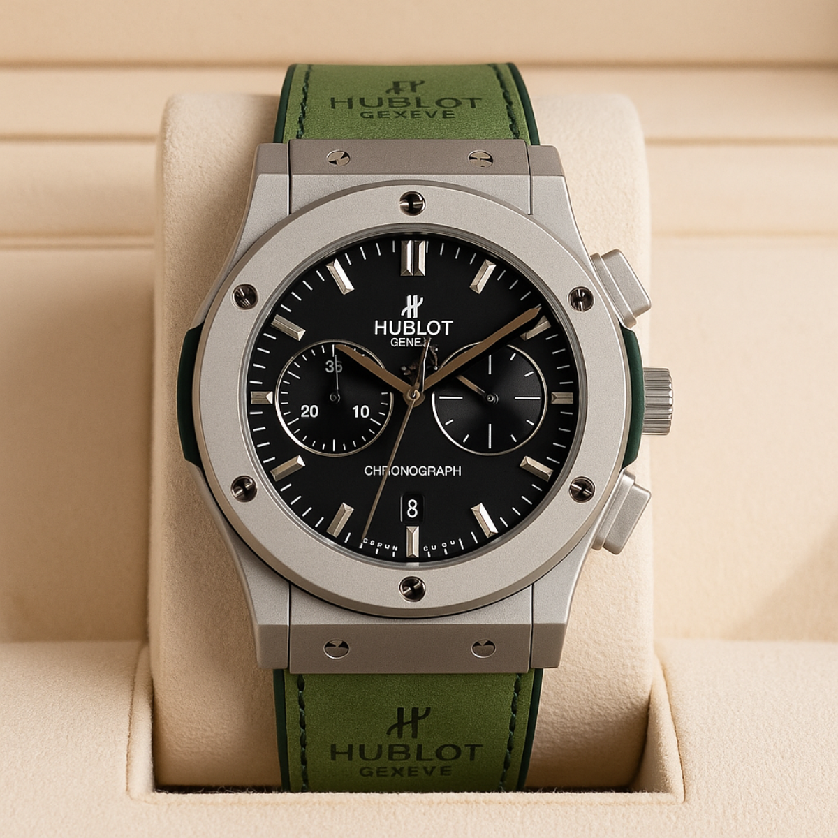 HB - Classic Fusion Chronograph King Green